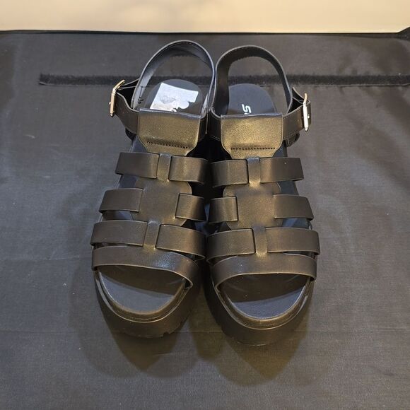 BRAND NEW SANDALS OPEN TOE FISHERMAN MULTI STRAP GLADIATOR PLATFORM SANDAL - Picture 11 of 16